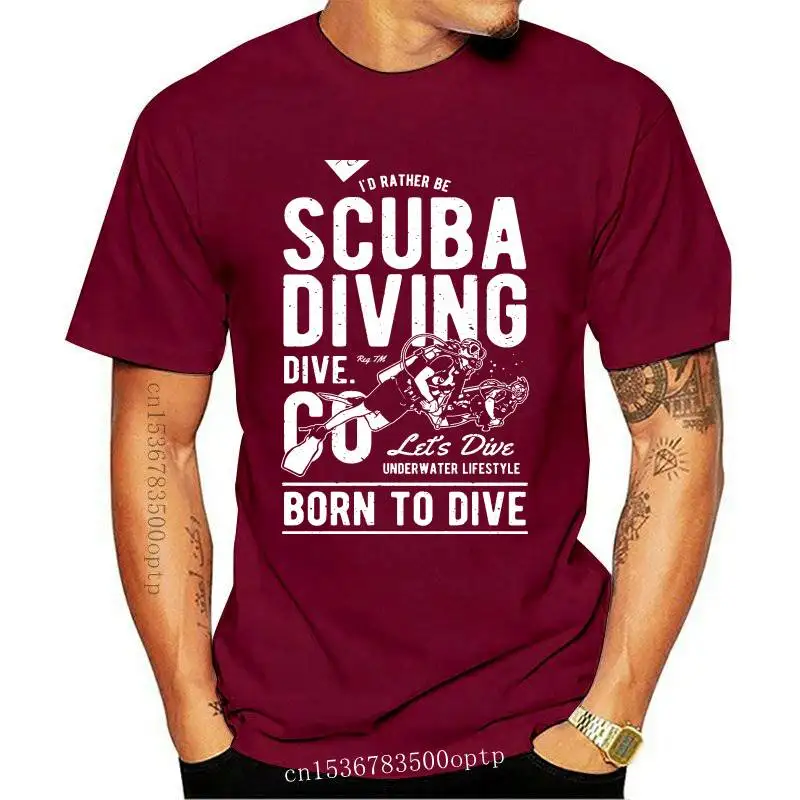 

New SCUBA DIVING Mens T Shirt S-5XL diver tee divers Present birthday gift Cool Casual pride t shirt men Unisex Fashion tshirt f