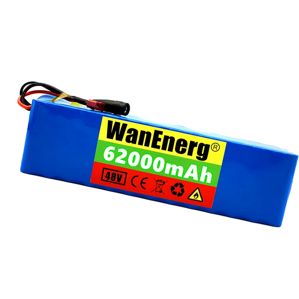 

48v lithium ion battery 48v 62Ah 1000w 13S3P Lithium ion Battery Pack For 54.6v E-bike Electric bicycle Scooter with BMS