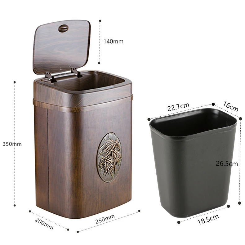 Автоматическая корзина для мусора 8 литровый большой мусорный контейнер умный