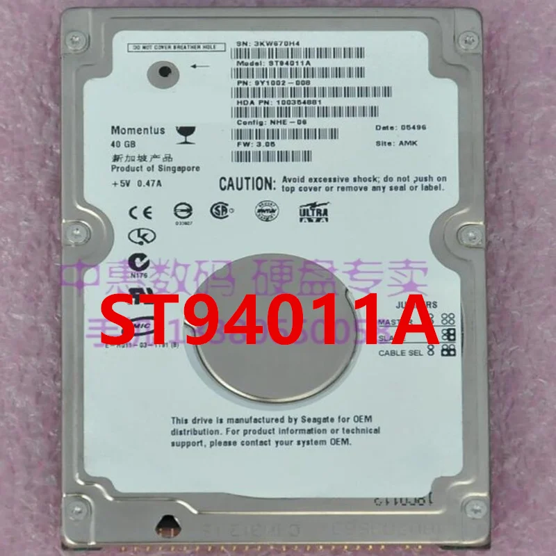 90% New Original HDD For Seagate 40GB 2.5