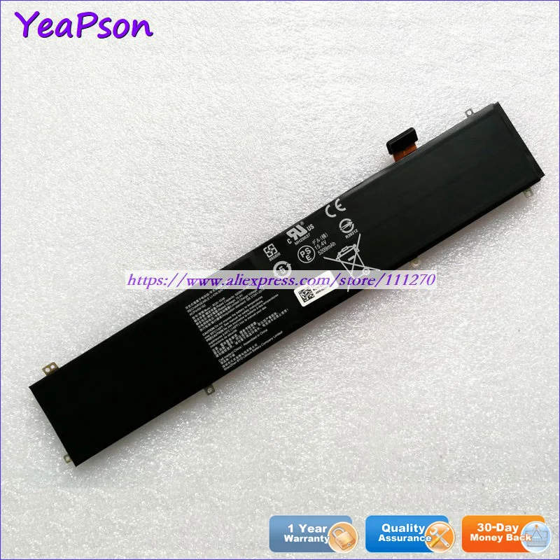 Yeapson RC30-0248 4ICP4/55/162 15 4 V 5209 мА/ч настоящая аккумуляторная батарея для ноутбука Razer