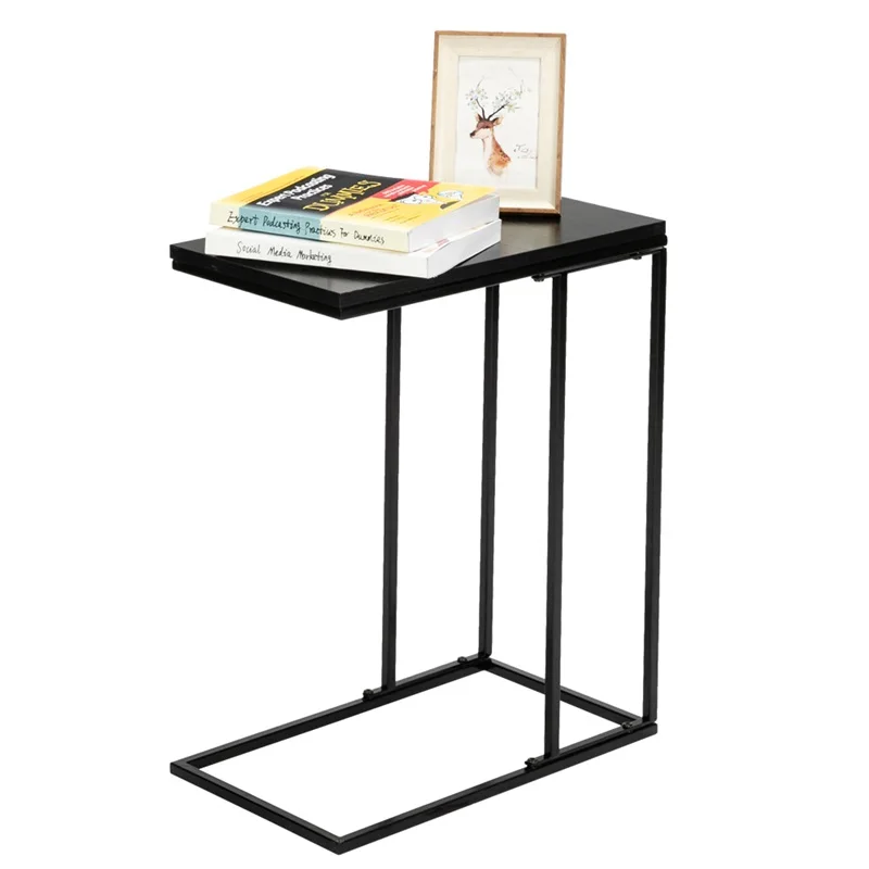 

Кофе лоток диван боковой приставной стол, стол диван консольный стол, настольный стол для закусок C стол, журнальный столик, черный