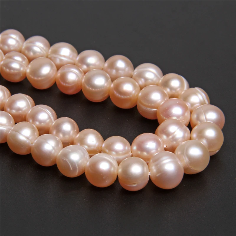 Женский Золотой натуральный жемчуг ожерелье и браслет из натурального жемчуга