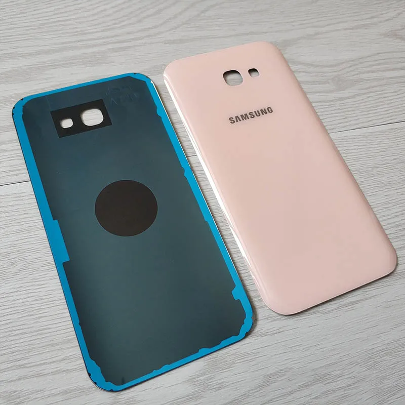 Задняя крышка батарейного отсека Samsung Galaxy A7 2017 3D стеклянный задний корпус сменная