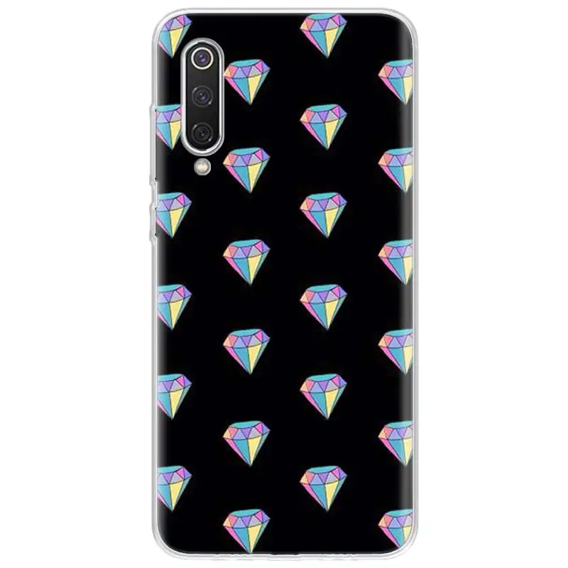 Чехол для телефона с бриллиантовым кольцом и надписью Just Print Xiaomi Redmi Note 9s 8T 8 7 6 6A 8A 5