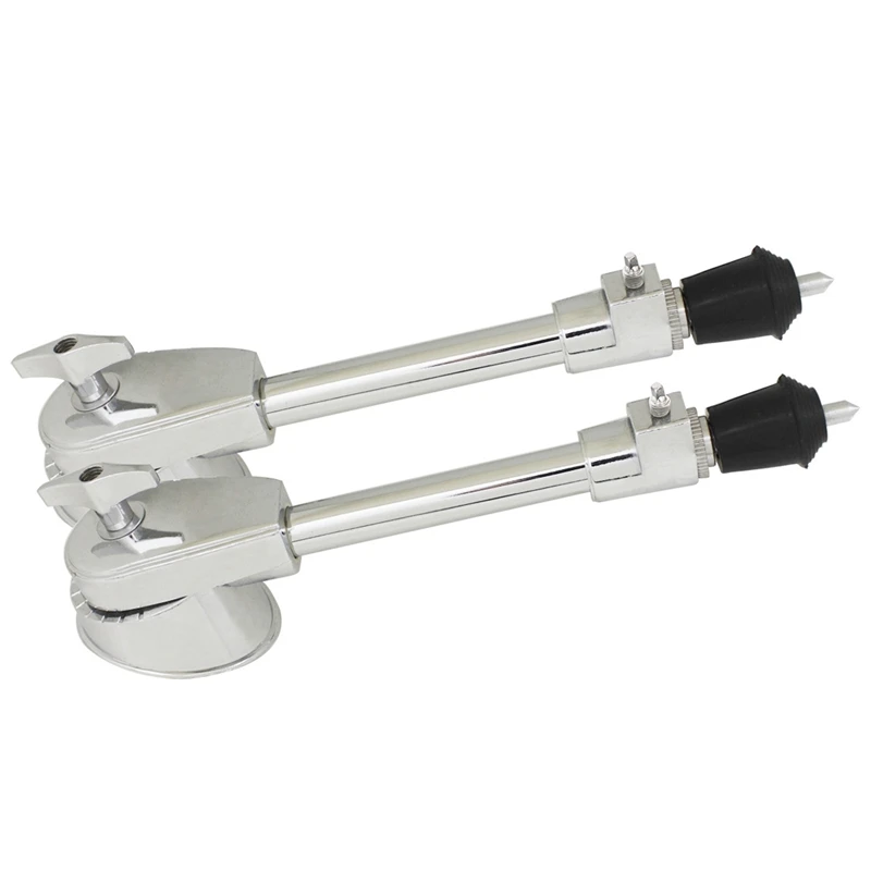 Горячая HG 2Pcs профессиональный барабан ножка бас шпоры ноги с нескользящей ножкой ударный инструмент