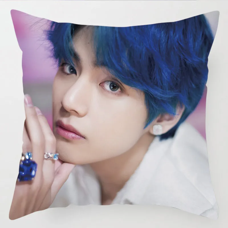 Bangtan boys мультяшная Подушка CoverPrint Чехол птица полиэстер хлопок BT-21Throw наволочка