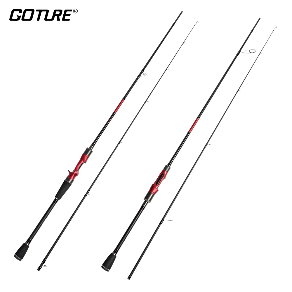 Goture 2 1 м Удочка из углеродного волокна секции М МОЩНОСТЬ спиннинговое Литье