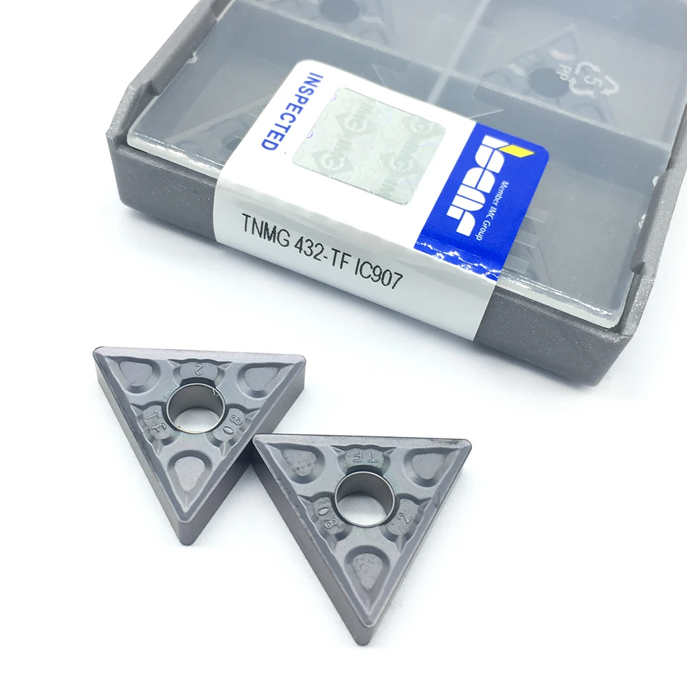 10 шт. режущий инструмент TNMG220408 TF IC907/IC908 Поворотная лопасть внешнего поворота TNMG 220404 карбид Вставки токарный станок с ЧПУ Резак