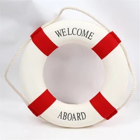 studio props wall hanging fashion hand made nautical home decor life buoy crafts living room decoration