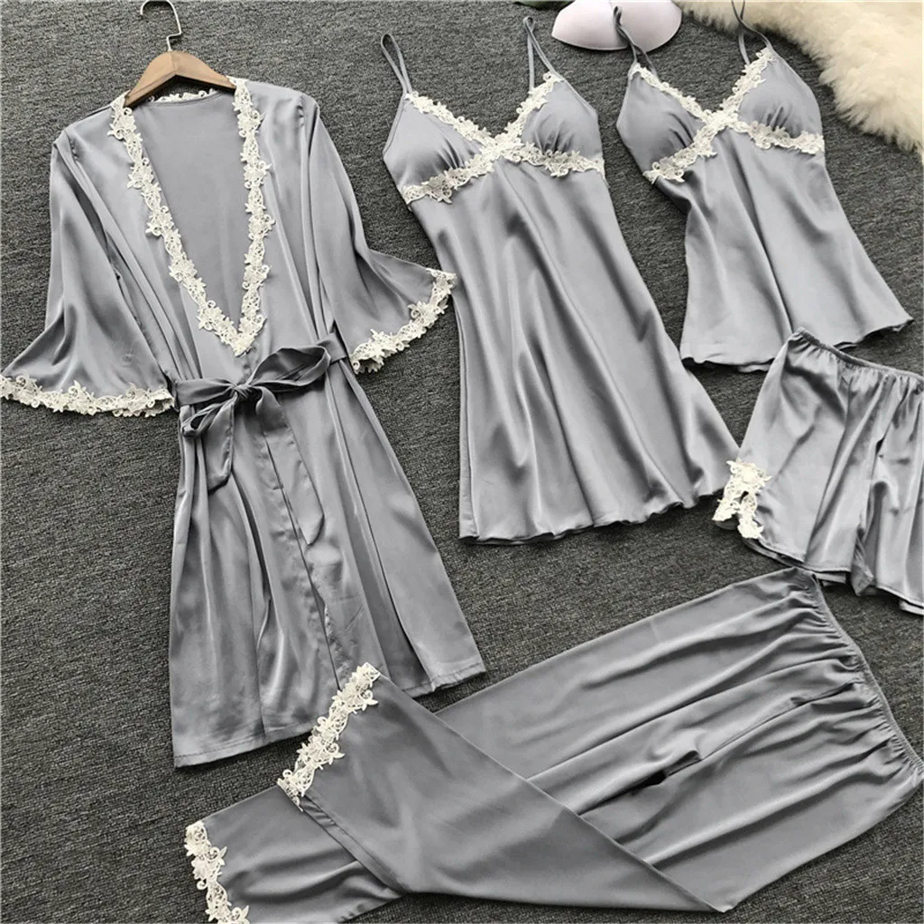 Женский пижамный комплект сексуальное кружевное белье ночное Babydoll Pajamaens emble sous