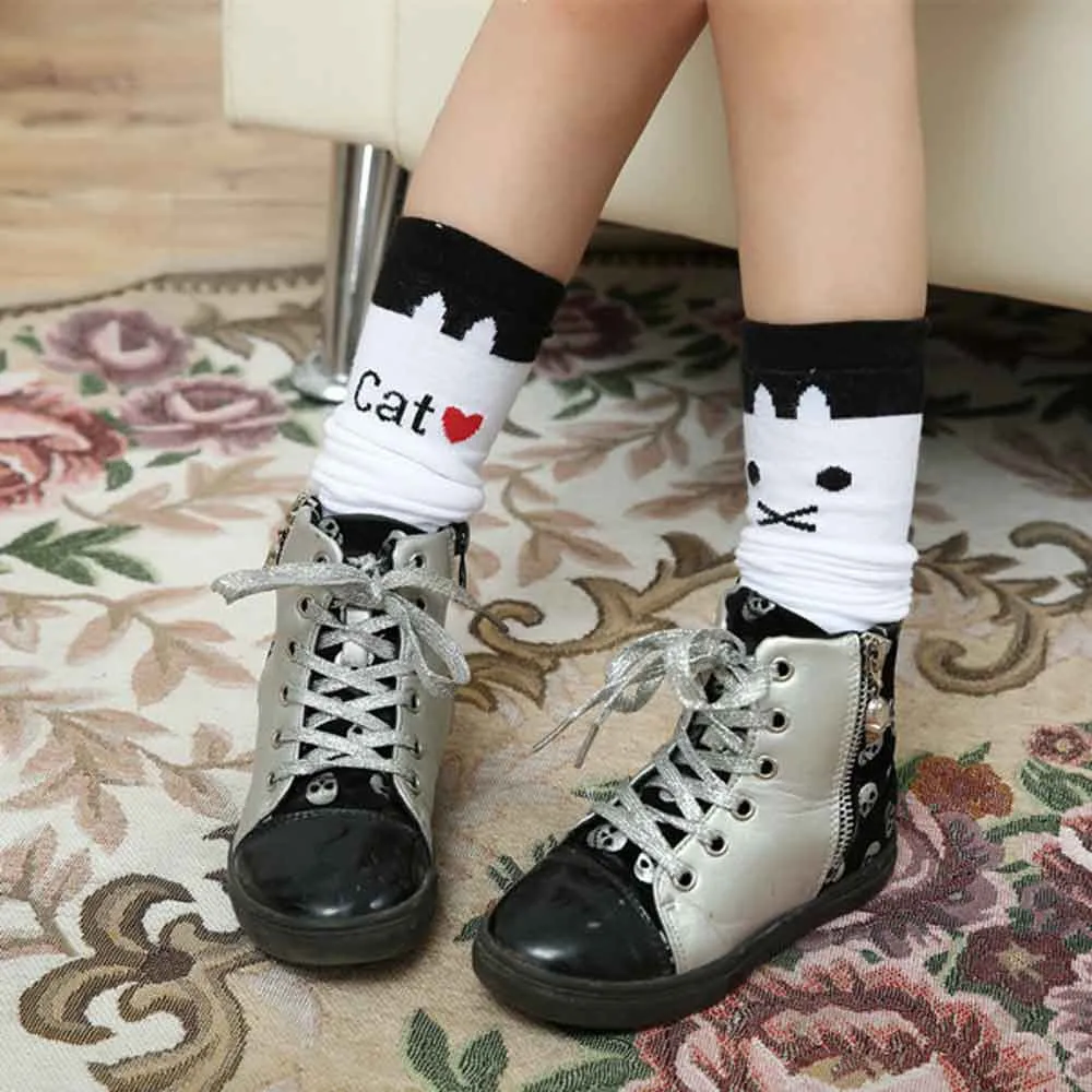 Милые колготки для малышей детские гетры до колена одна пара хлопковые чулки