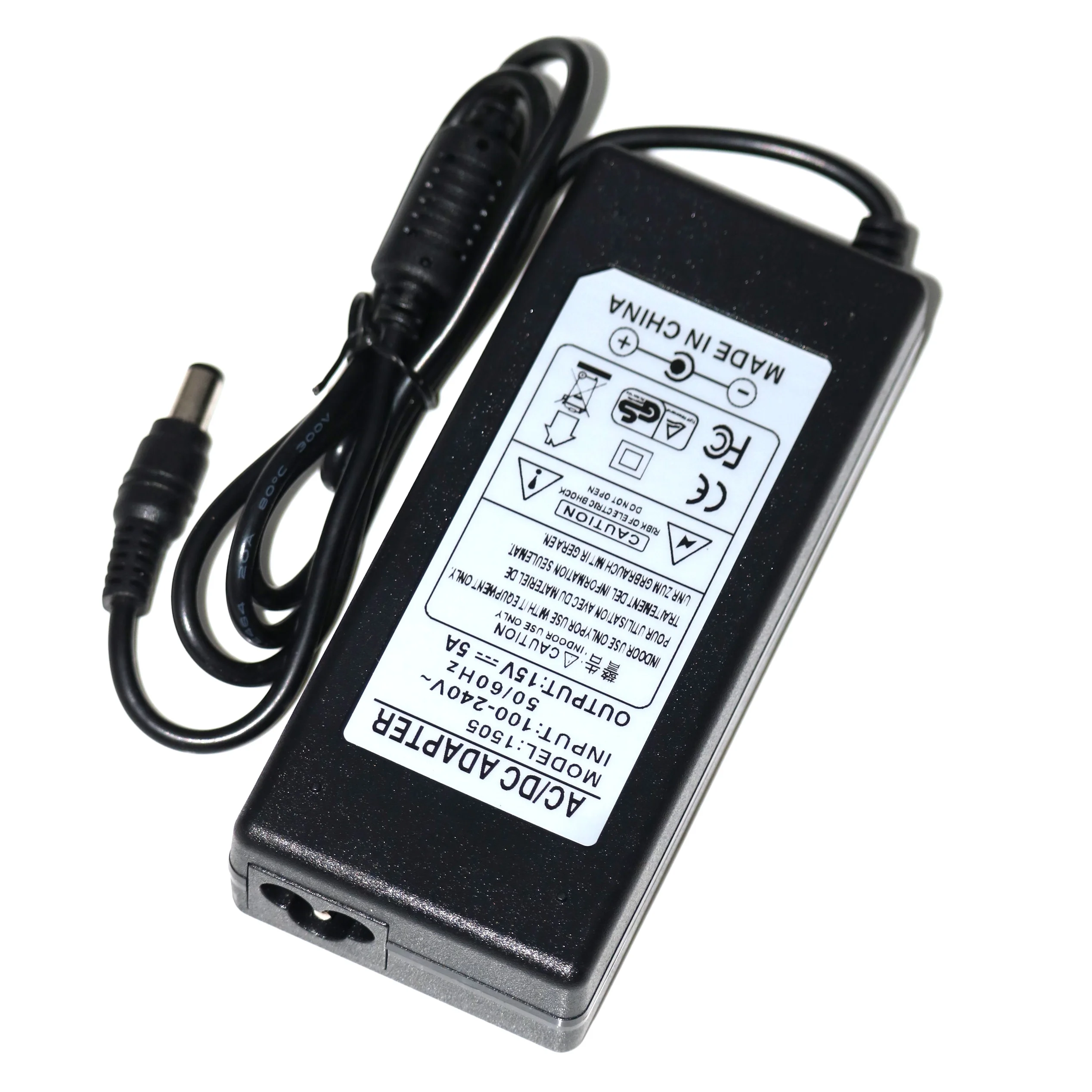 

15V 5A Power Supply Charger Laptop Adapter for TOSHIBA PA3755E-1AC3 PA3755E-1ACE TECRA M1 M2 M3 M4 M5 R10 S1 R500 A600 15V5A