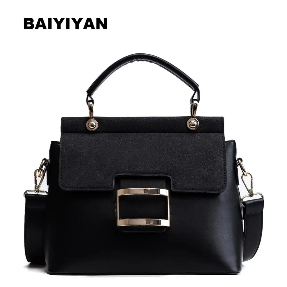 Модная женская сумка на плечо с металлической застежкой дамская мессенджер