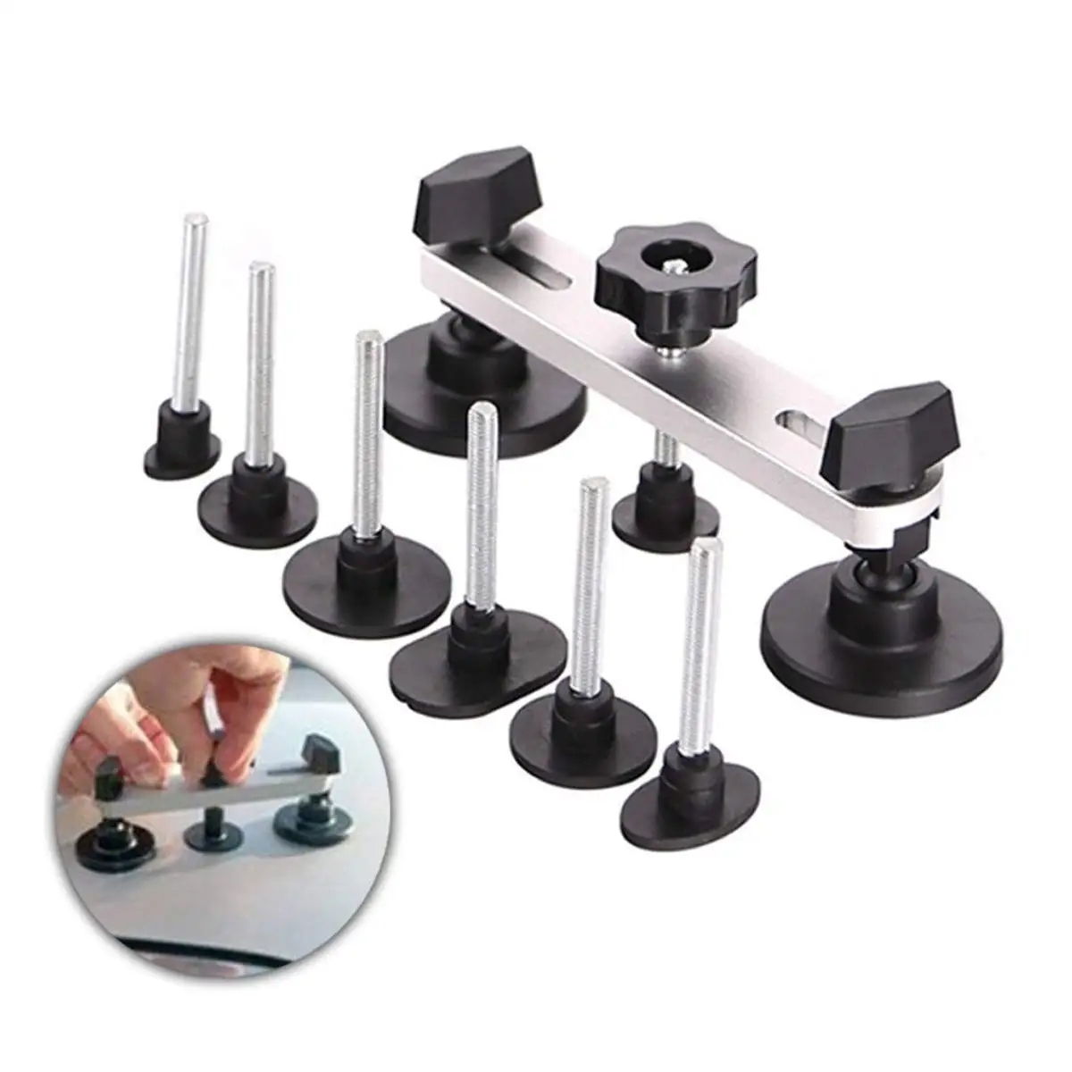 

Paintless Dent Repair Kits Dent Puller Bridge Dent Removal Tools for Auto Car Body Motorcycle Refrigerator Minor Dent Repair