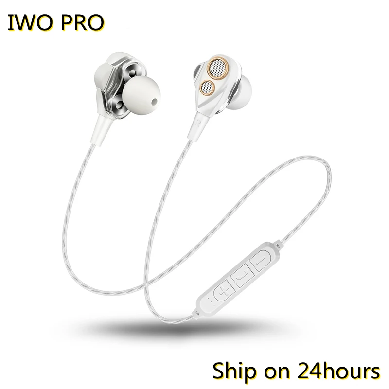 

SMN15 Four Speakers 6D Surround Sound Bluetooth Earphones With TF Card Play Stereo Bass Sport Earphone Wireless Earphones