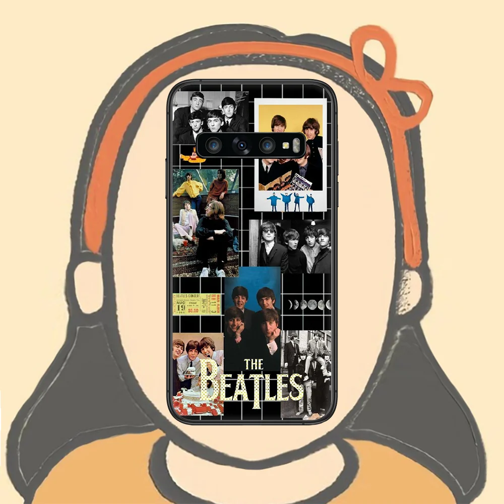 

the Beatle band Phone Case For Samsung Galaxy Note S 8 9 10 20 Plus E Lite Uitra black Bumper Fashion Prime Pretty Cell 3D Etui