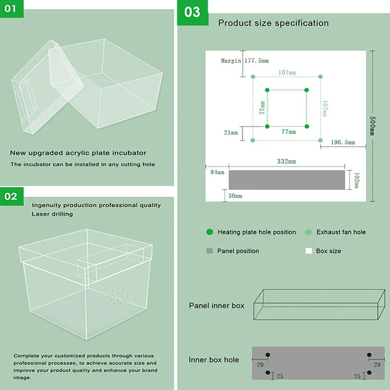 

Egg Incubator Controller Set Incubator Spare Parts Controller Accessories for Hatching Chicken Duck Goose(EU Plug)