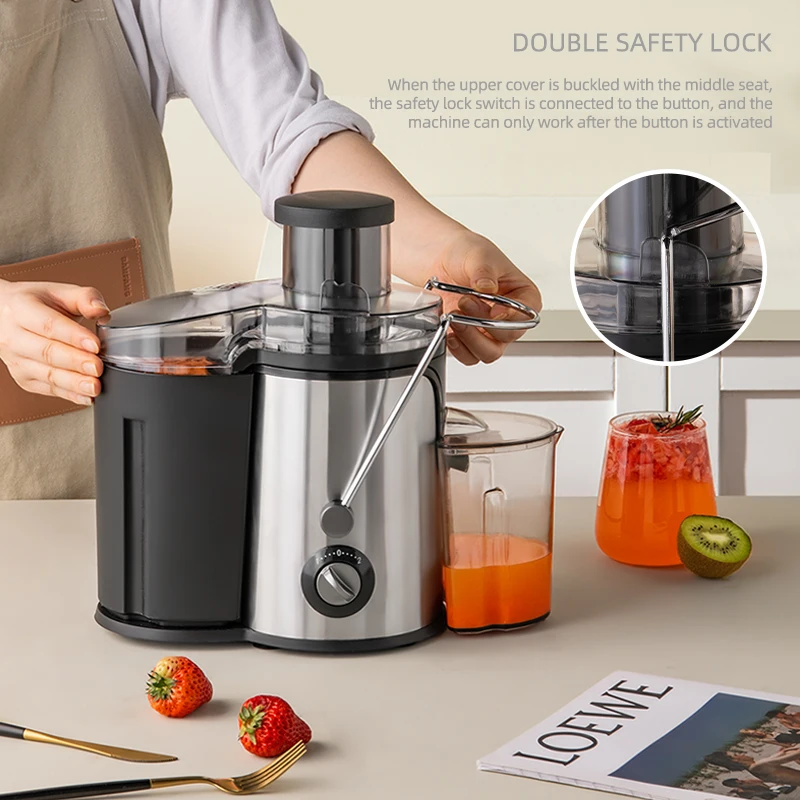 Rospec Electric Juicer Fruit Vegetable Food Processor Mixer 2Speed Stainless Steel For Home Meat Grinding Machine Blender | Бытовая