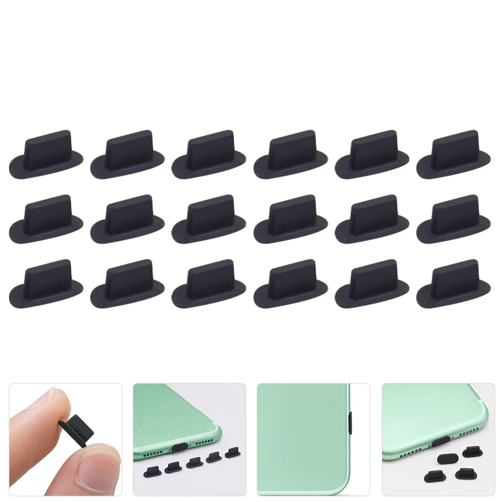 

50Pcs Mobile Phone Silicone Plugs Phone Charger Port Protectors