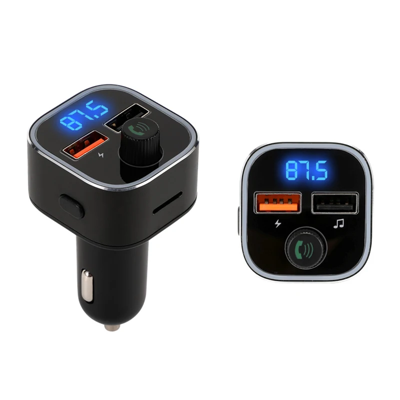 Автомобильное зарядное устройство с двумя USB портами и функцией определения