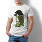 Футболка мужская хлопковая, с принтом, с коротким рукавом