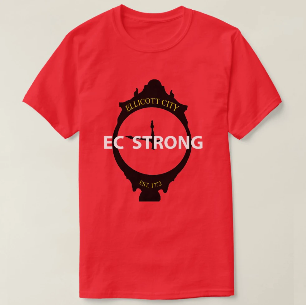 2019 Мужская футболка с принтом хлопковая коротким рукавом EC Strong женская |