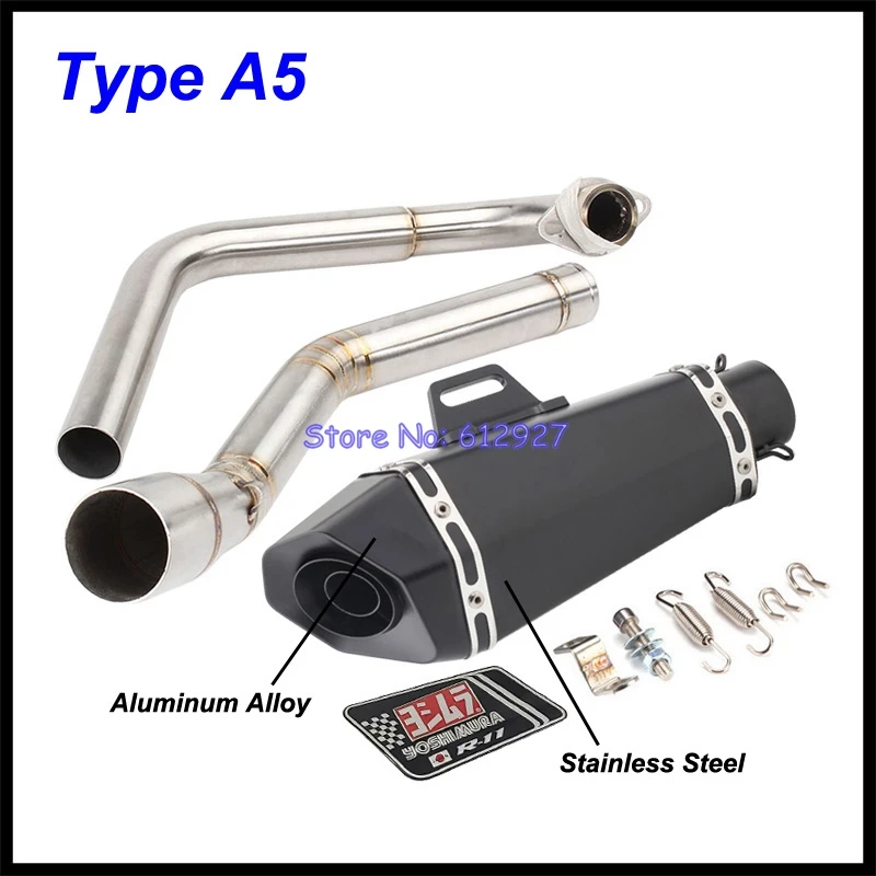 

For YAMAHA YZF R15 (2008-2017) MT-15 MT 125 Slip On Exhaust System Muffler Pipe Yoshimura Motorbike Front Tube Headers Escape