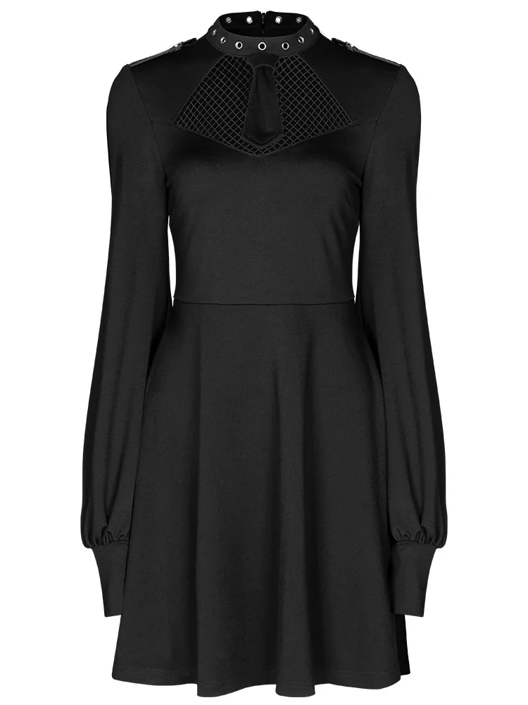 Панк рейв девушки Autume новое платье модное сексуальное трапециевидной формы |