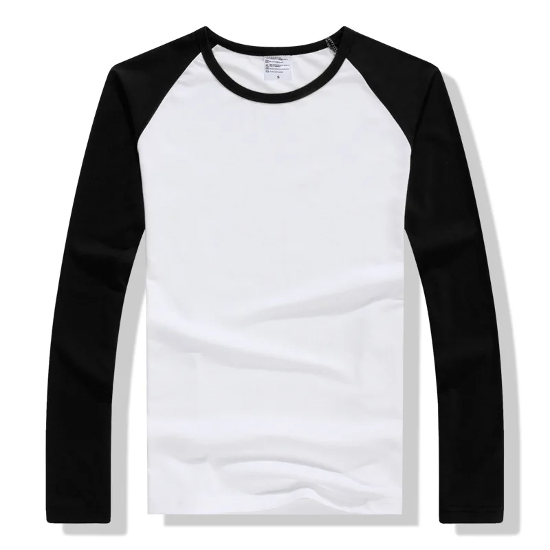 5PCS Bulk White Printable Blank Sublimation Long Sleeve T Sh