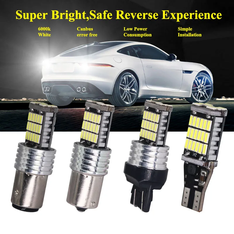 1 шт. Автомобильные светодиодные лампы T15 T20 1156 BA15S P21W W16W 45SMD 4014|lamp white|lamp lamplamp led 4014 |