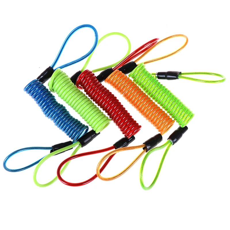 1 2 м/1 8 м смелый кабель велосипедный замок веревка шлем провод Противоугонная