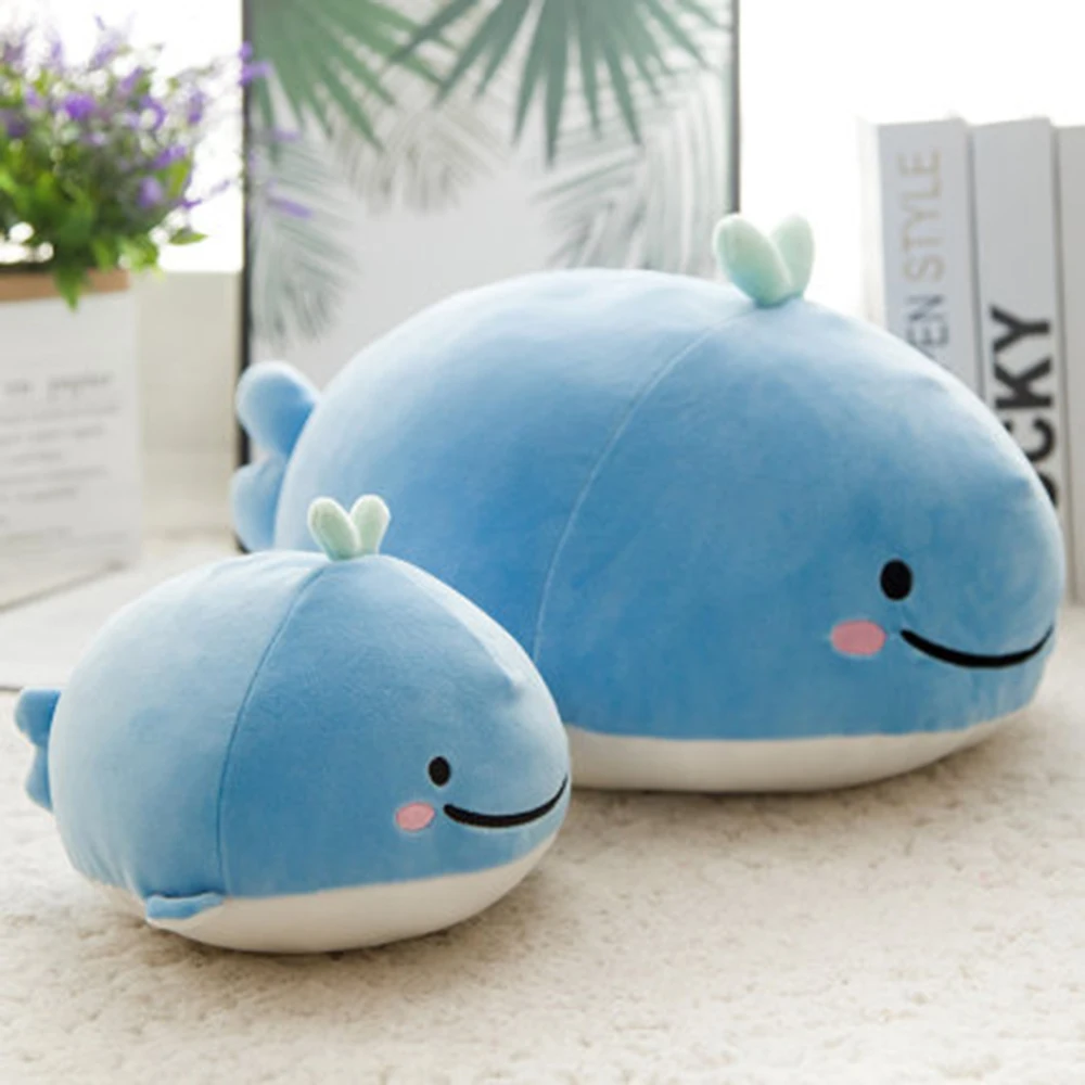 Longhorn плюшевая игрушка КИТ дельфин в форме ростков для девушек Подушка кукла