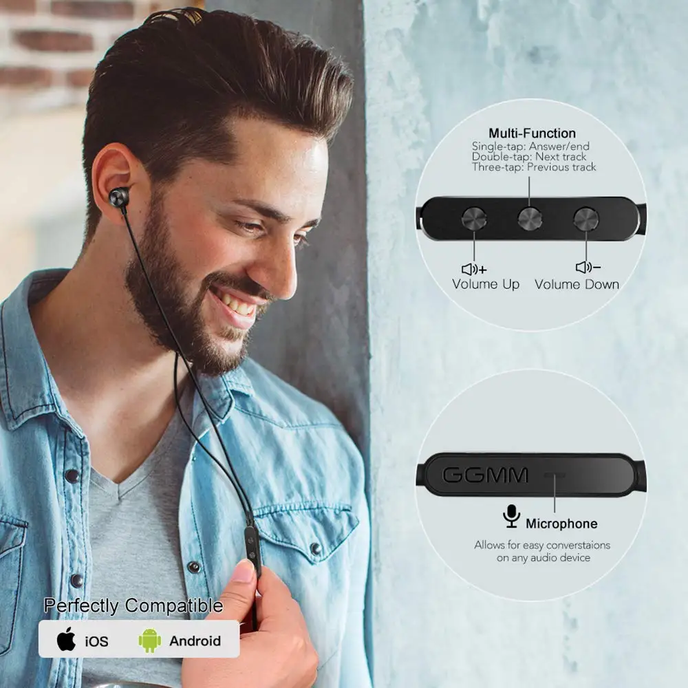 GGMM полностью металлические HiFi проводные наушники с микрофоном богатый бас