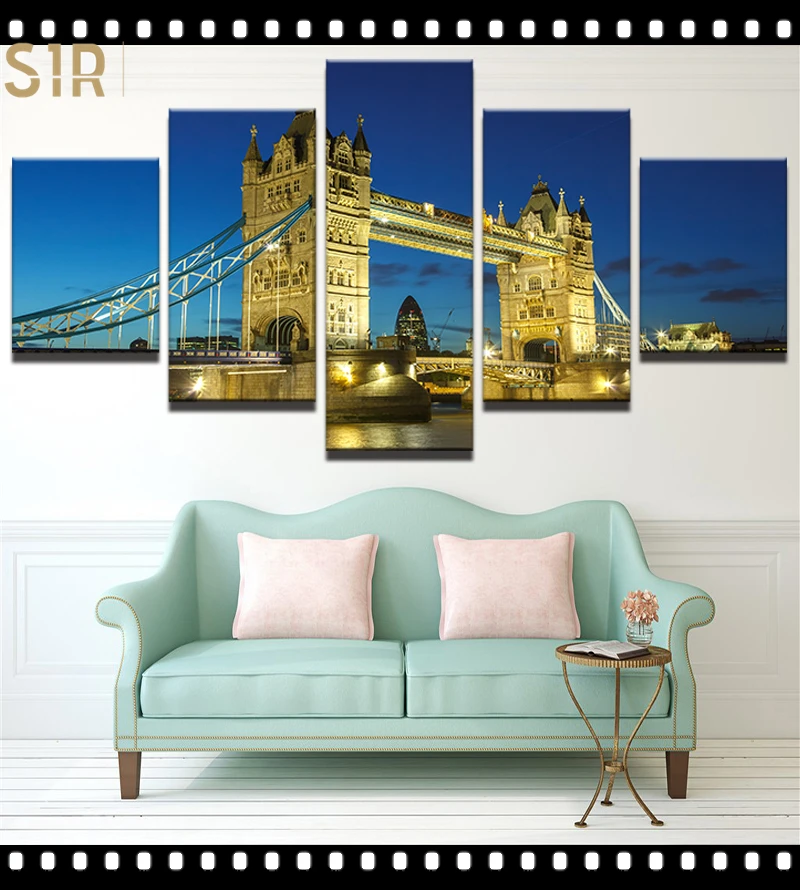5 шт./комплект декоративные настенные картины для гостиной | Дом и сад