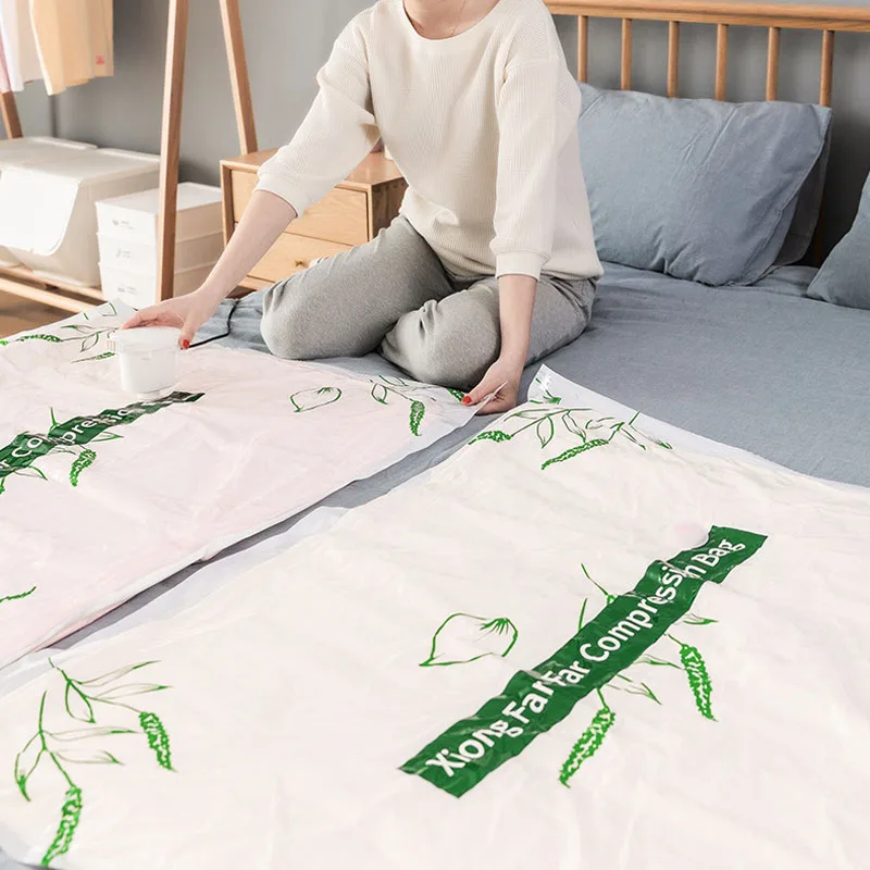 

High Capacity Vacuum Bag Storage Bags for Clothes Quilt Home Organizer Foldable Seal Compressed Space Saving Package Bag