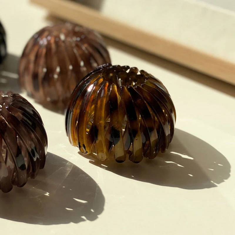 

Women Plastic Resin Hair Claws Bird Nest Expanding Hairpins Horsetail Buckle Hair Clip Simple Headwear Ponytail Hair Accessories