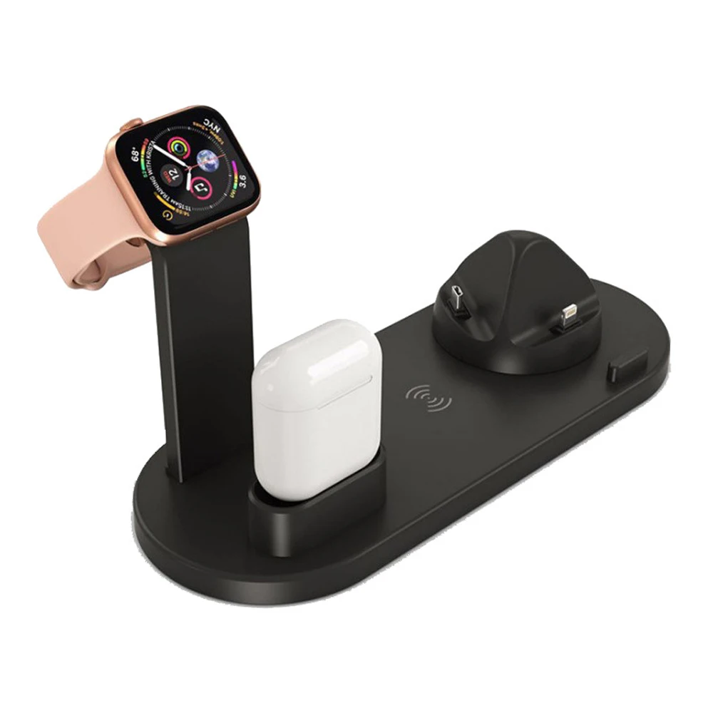 

Wireless Charging Stand for Apple Watch and Airpods Qi Fast Charging Dock for iPhone Samsung Charging Station for Smartphones