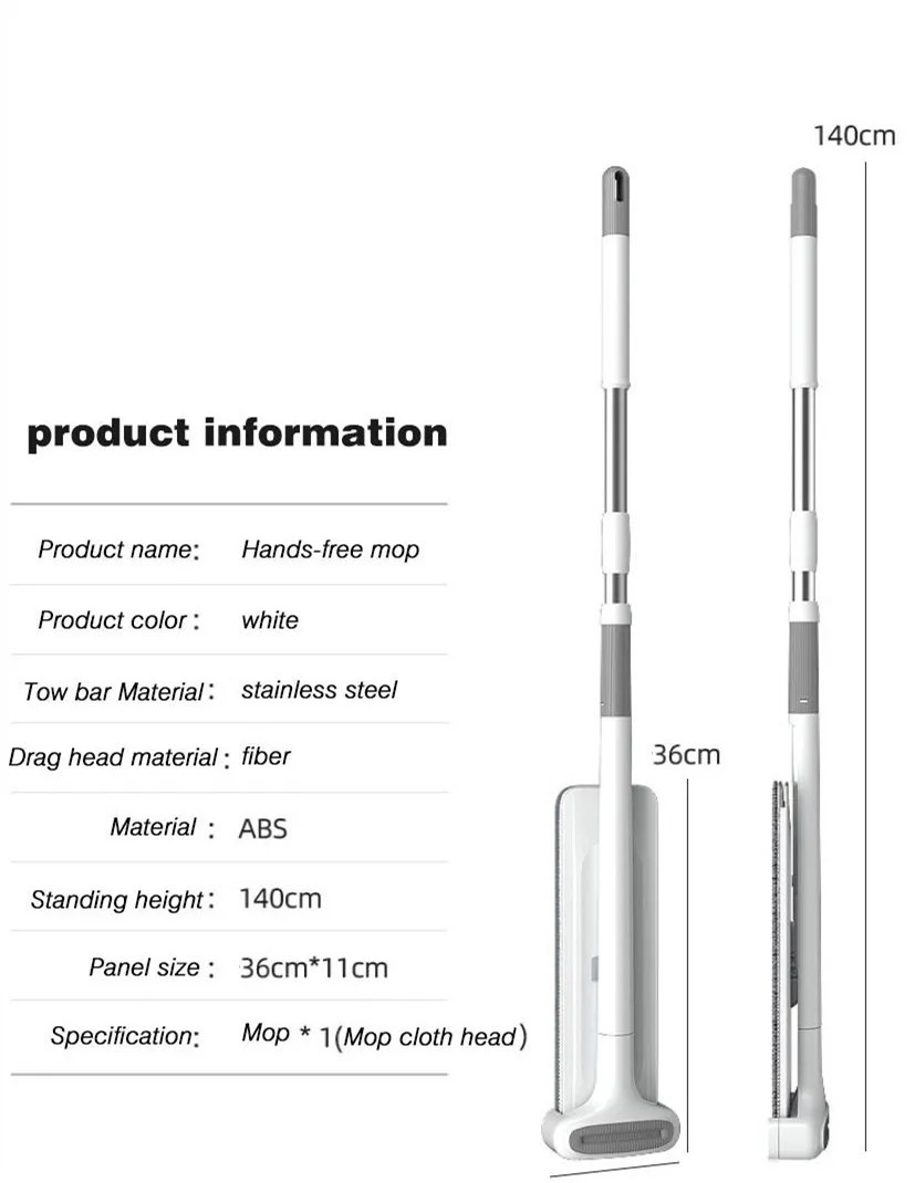 

Hand Free Washing Lazy Squeeze Mop Magic Flat Mop Automatic Spin 360 Rotating Wooden Floor Mop Household Kitchen Cleaning Tools