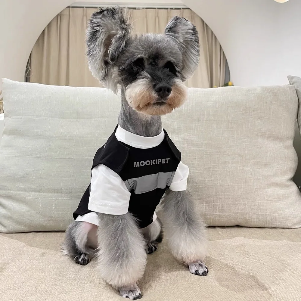 Новый стиль Одежда для домашних животных функциональный светоотражающий жилет черный жилет для домашних животных жилет для кошек с сумкой ...