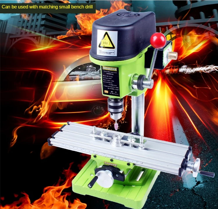 Mini precision multifunctional milling machine drilling machine bench vise table