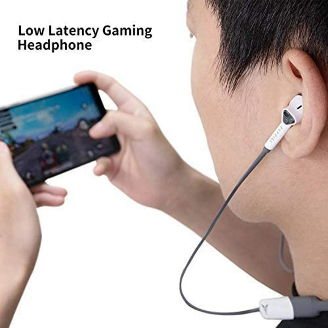 

Flydigi CyberFox Earphone H1 Low Latency Wireless Bluetooth Headset For Phone PUGB Games Headphones - White