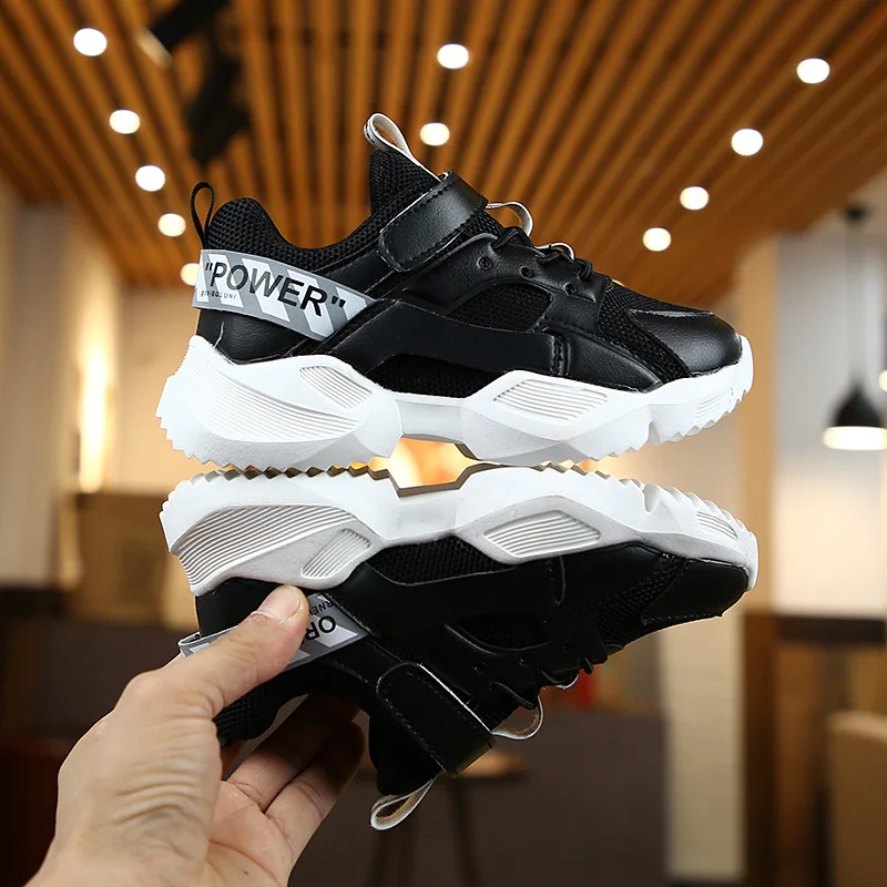Skoex New Non-slip Waterproof Spring Autumn Winter Kids Shoes Boys Girls Student Campus Fashion Casual Running Sports Shoe | Детская