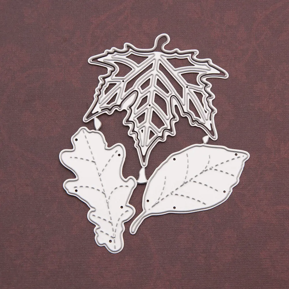 

Leaves Metal Cutting Dies Scrapbooking Craft Mold Cut Die Stencil Handmade Paper Card Make Template Embossing 2021