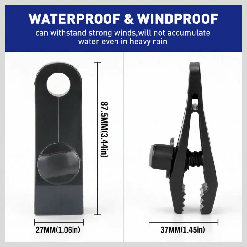 10 шт. непромокаемый тент зажимов зажимы для палатки вешалка выживания Открытый