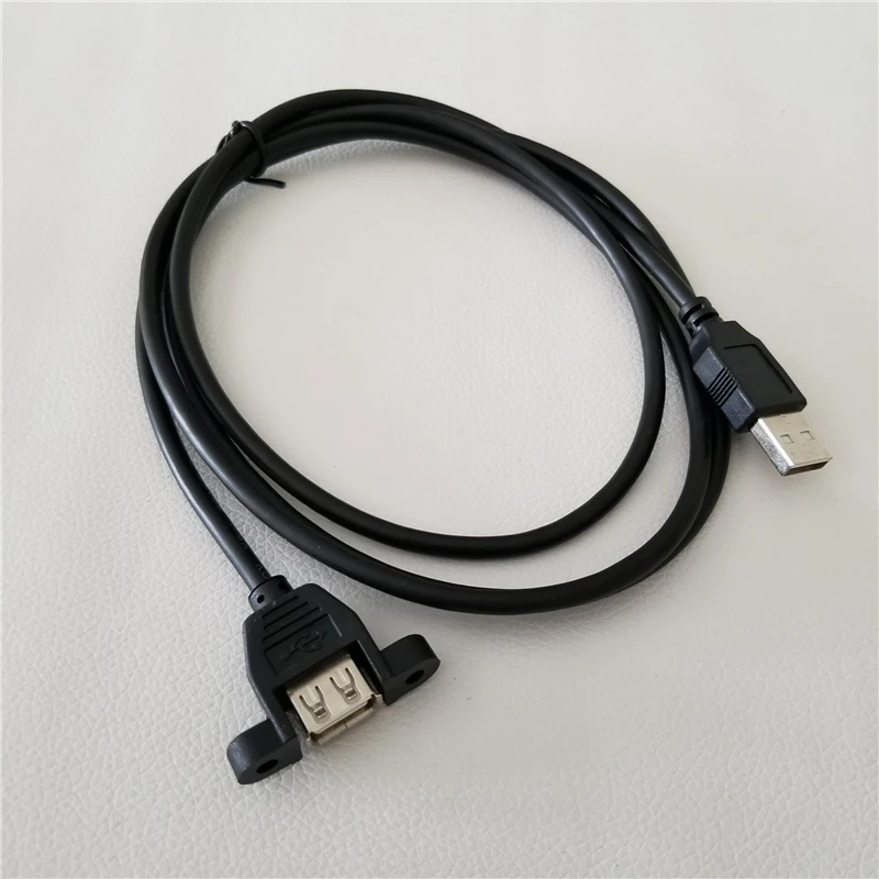 Компьютерный ПК 1 5 м винтовой блокировочный панельный кронштейн USB 2 0 тип А