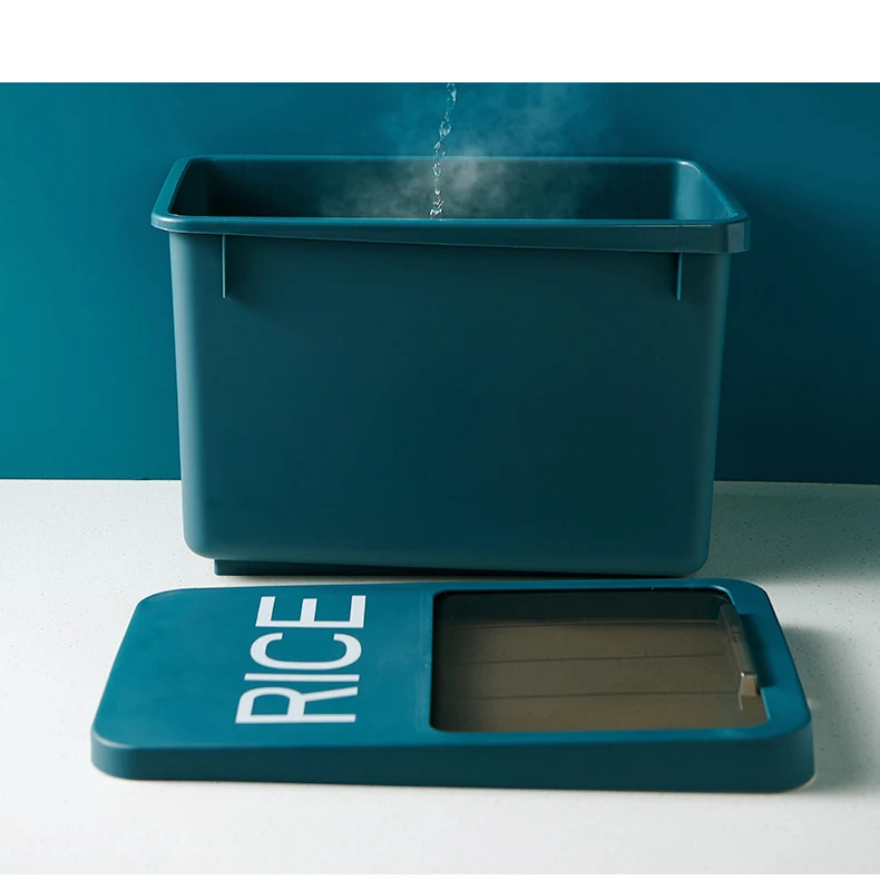 

10kg Household Rice Storage Boxes Sealed Cat Dog Food Storage Bins Kitchen Coffee Beans Seal bucket