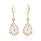 Маленькие блестящие серьги Стразы, модные супер Блестящий Цирконий серьги с ледяным цветком для женщин, оптовая продажа ювелирных изделий 2021