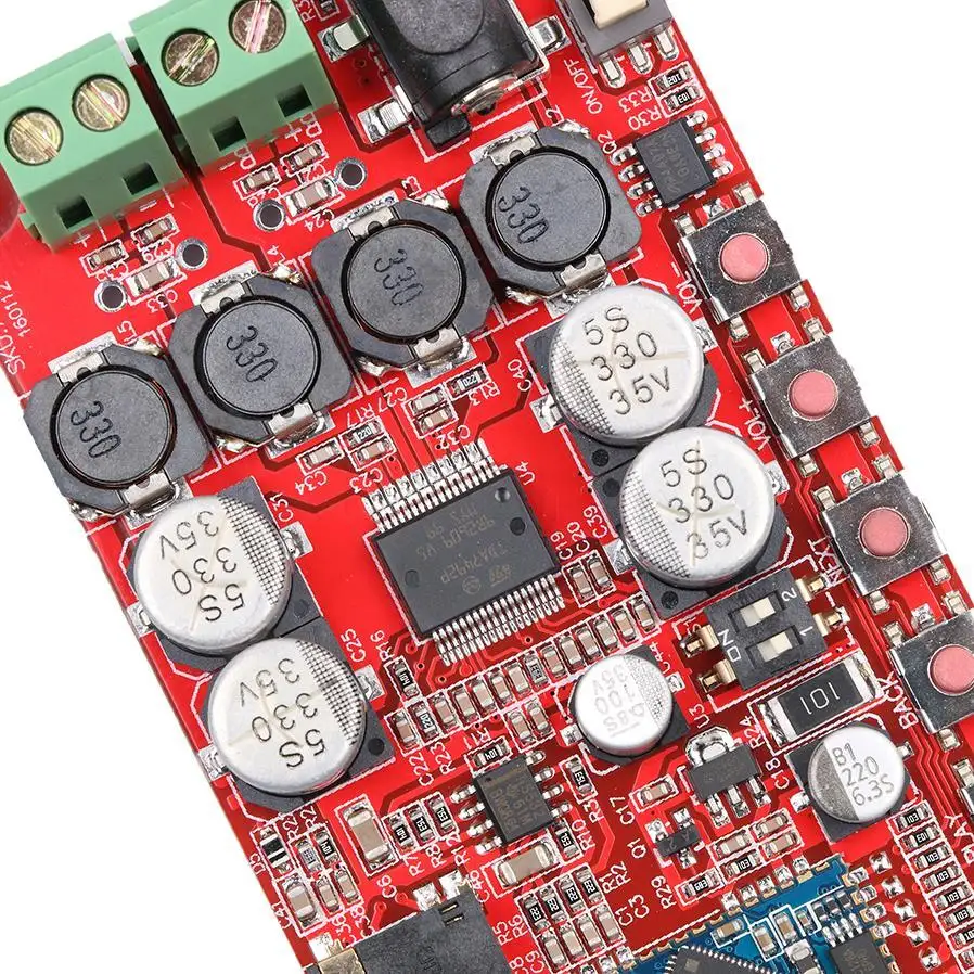 Bluetooth ресивер TDA7492P усилитель аудиоплата 25 Вт * 2 динамика модифицированные