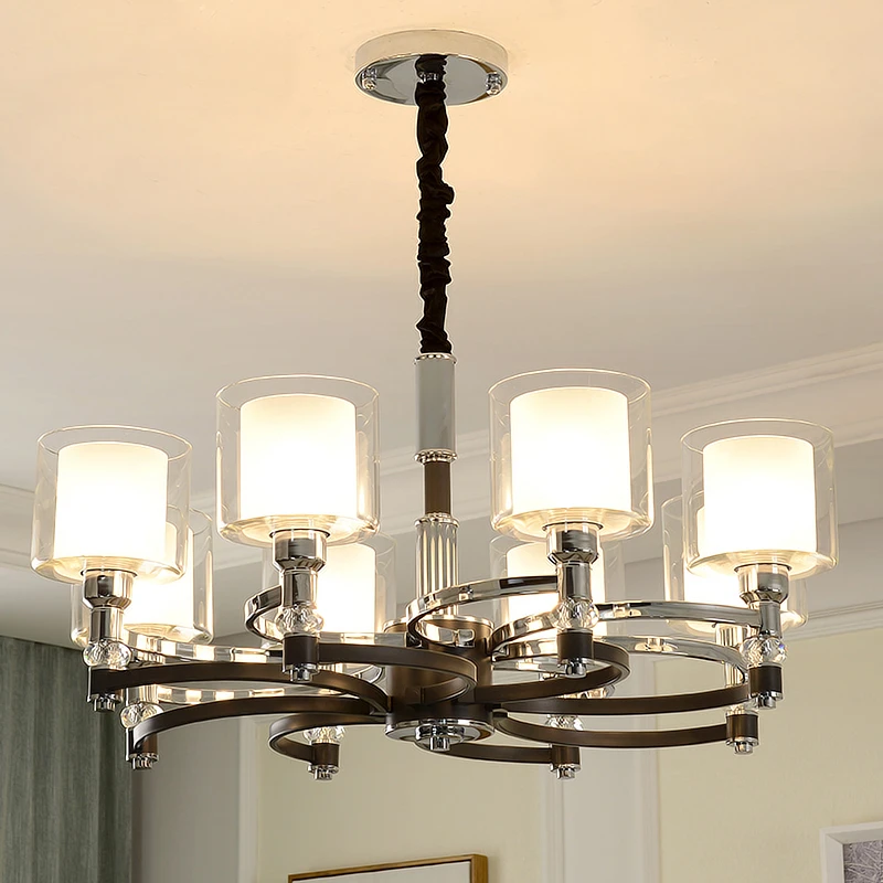 Скандинавские светодиодные люстры светильник железная Люстра для гостиной